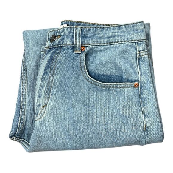 MOTEL High Rise Relaxed Fit in Light Wash Jeans Size M/31 - Picture 4 of 10